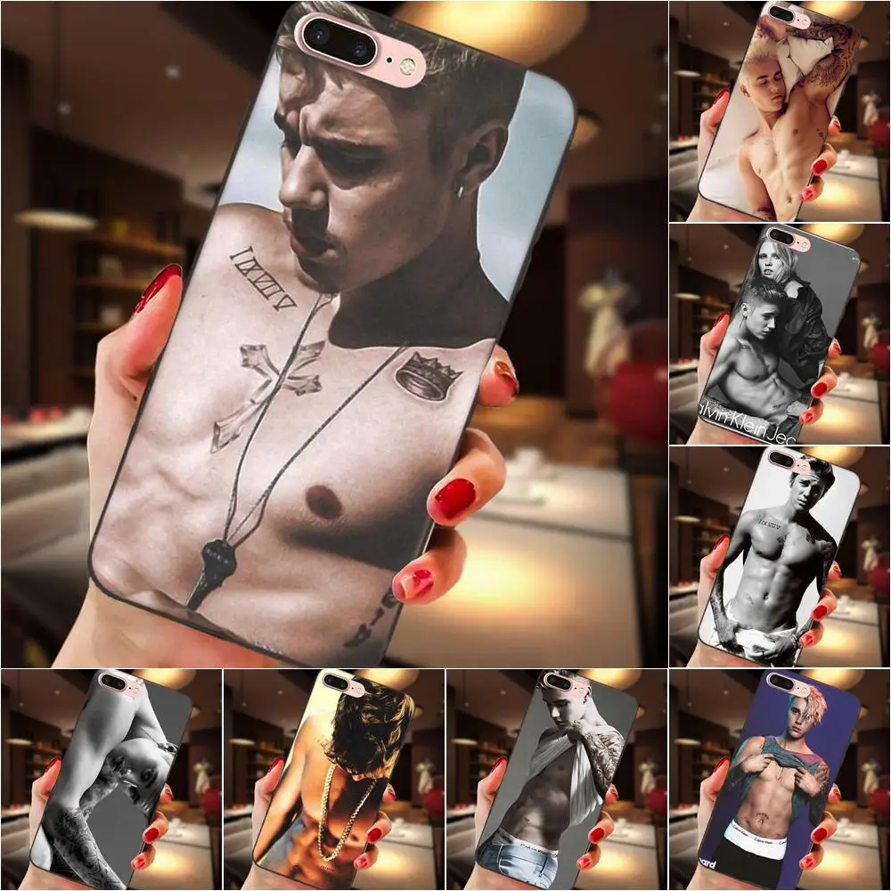 

For Samsung Galaxy A3 A5 A6 A6s A7 A8 A9 Star Plus 2016 2017 2018 Skin Thin Cell Case Justin Bieber Muscle