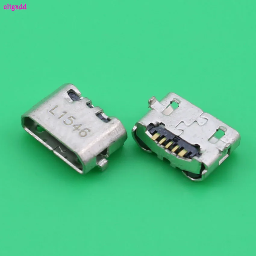 

50pcs micro USB 5pin jack Reverse Ox horn Charging Port Plug socket connector mini usb For Huawei 4X Y6 4A P8 C8817 max Lite Pro
