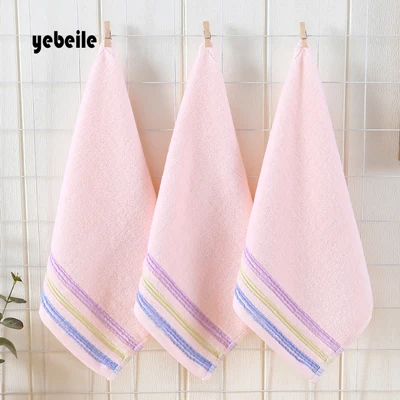Yebeile cotton squareTowel baby kids soft Towel 35*35cm face towel home women basic Towel kindergarten facecloth children - Цвет: 1