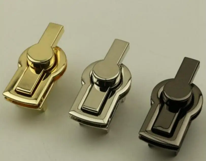 

10pcs/lot luggage hardware accessories Metal twist lock Switch lock Locking buckle hardware accessories