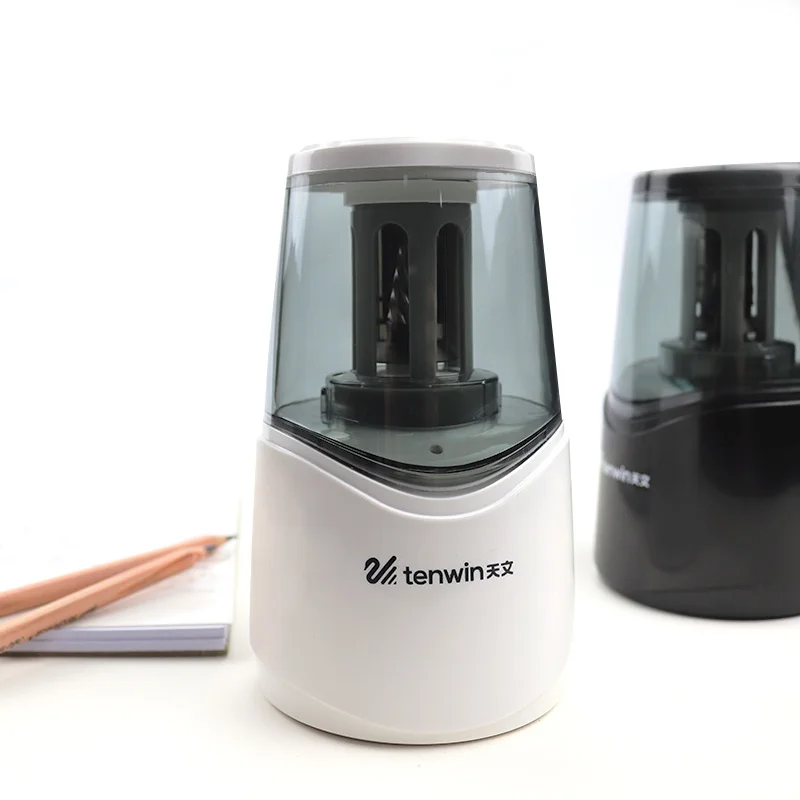 Electric Pencil Sharpener Adjustable Sharpness of Pencil Tip Automatic Mechanical Stationery Office