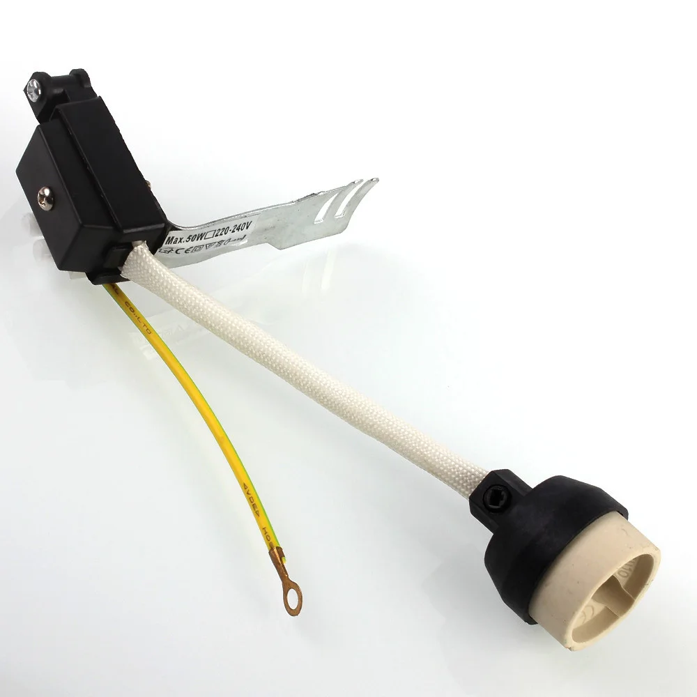 5x gu10 разъем База Разъем керамический держатель лампы проводка для GU10 База Галогенные Socke или GU10 светодиодные лампы