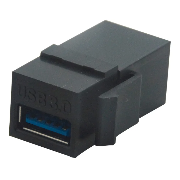 Keystone разъем USB 3,0 USB с черным цветом