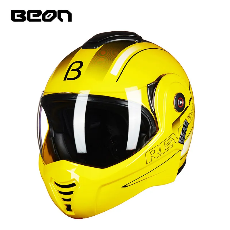 Beon мотоциклетный флип-шлем для мужчин сменный теплый зимний мото персональный мотоциклетный шлем для женщин крутой шлем для мотокросса - Цвет: 6