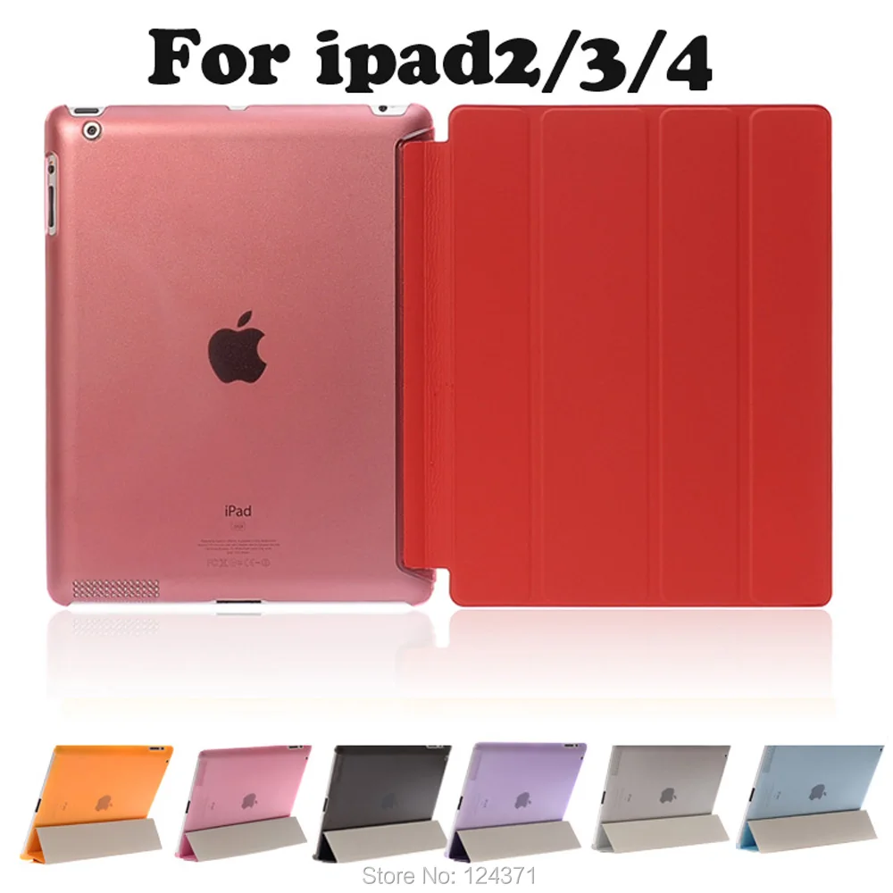 Для apple ipad 2 3 4 9 7 дюймов Чехол кожаный флип чехол на магните для Нового ipad3 ipad4 PU