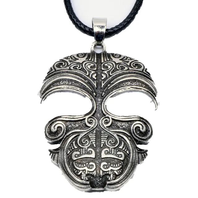 Ta Moko Maori Mask Necklace Pendant Tribal Tattoo Kirituhi New Zealand Gift For Men Women Travelers Ta Moko Maori Mask Necklace Pendant Tribal Tattoo Kirituhi New Zealand Gift For Men Women Travelers