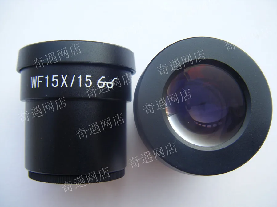 

2018 2PCS WF15X/15mm Zoom Stereo Microscope High Eyepiont Eyepiece Lens for Laboratory Medical Science with Mounting Size 30mm