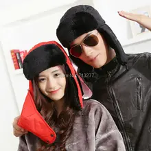 Free Shipping 2015 New Sport Outdoor Faux Fur Men Winter Warm Fur Trapper Hats Russian Bomber Hats Caps With Mouth Mask Ski Cap