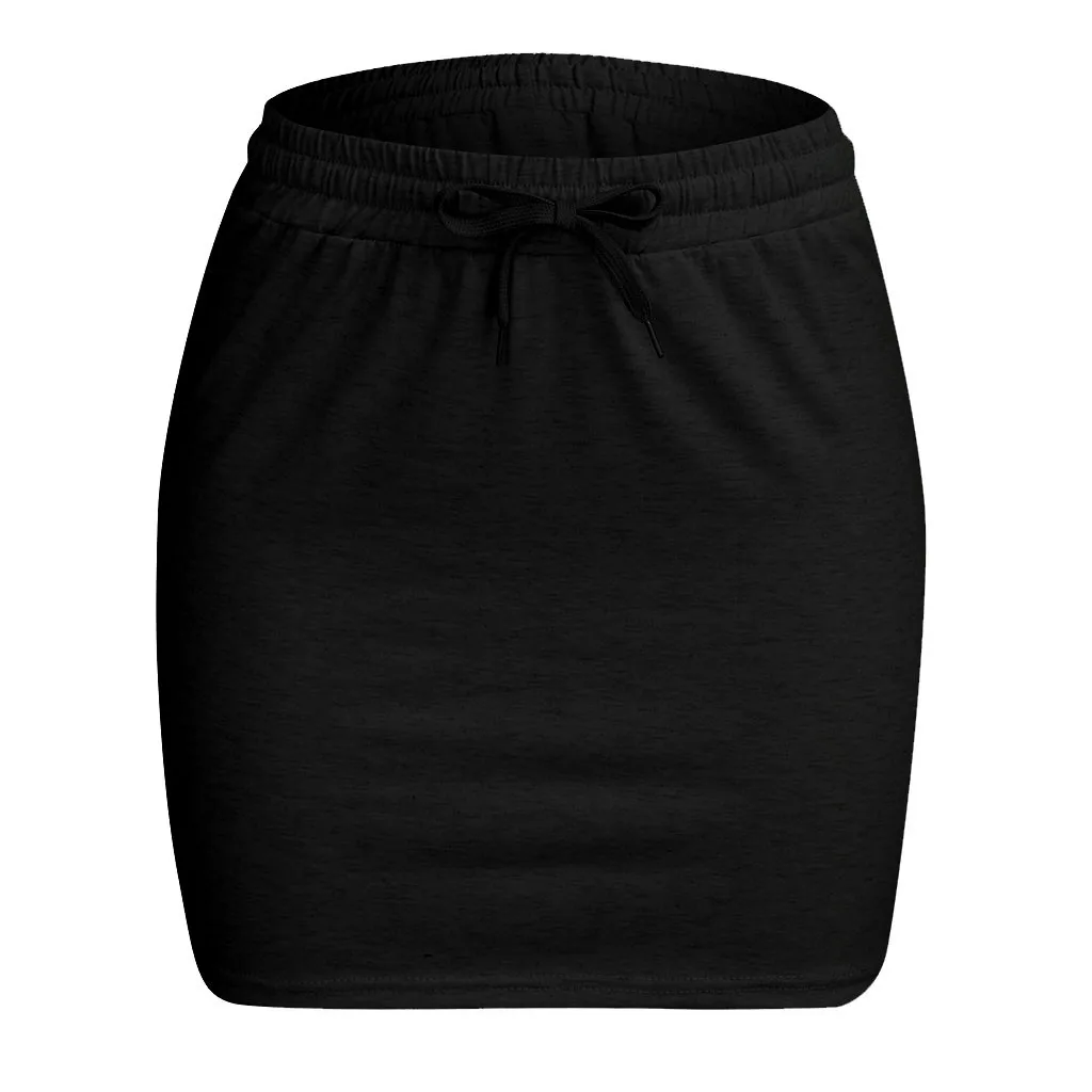 Женская юбка юбки faldas jupe femme shein saia женская летняя однотонная эластичная резинка