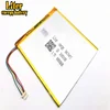 1.0MM 5pin connector 3.7 V 3493100 3595100 6000mah Rechargeable lipo battery li ion polymer lithium battery Tablet PC Battery ► Photo 1/3
