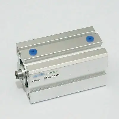 

SDA20x40 Air Cylinder Double Acting Single Rod Compact Cylinder Bore 20mm Stroke 40mm SDA20-40