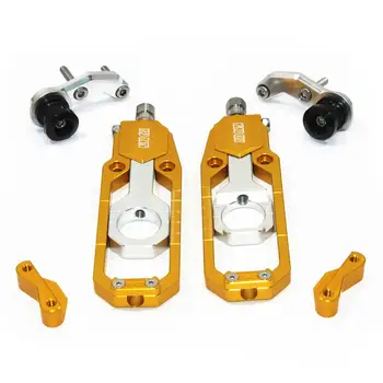 

For Suzuki GSXR1000 2009 2010 2011 2012 2013 CNC Chain Tensioner Catena Adjuster with Spool Aluminium Alloy