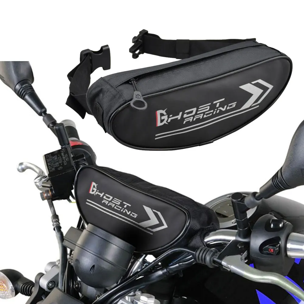 Oxford Cloth Motorcycle ATV Travel Casual Front Handlebar Storage Bag Waterproof 