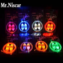 Mr. niscar/1 пара flash партии светящиеся шнурки светящаяся Шнурки Обувь для мальчиков и Обувь для девочек круто ВОДИТЬ спортивной обуви шнуровка glow