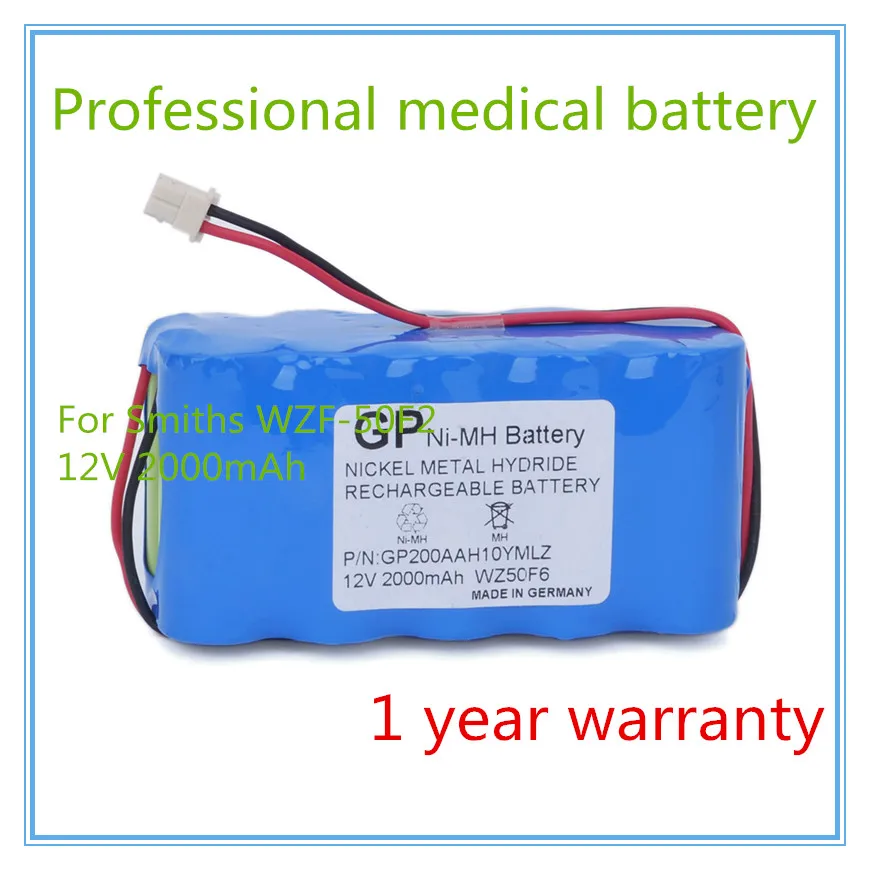 

Double channel micro-infusion pump battery Replacement For Infusion Pump WZ50F6,WZ-50F6,WZF-50F2 Syringe Pump battery