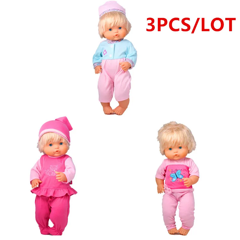 41 см кукла Nenuco одежда Ropa y su Hermanita 3 шт./лот Новая повседневная и платья для 16 дюймов