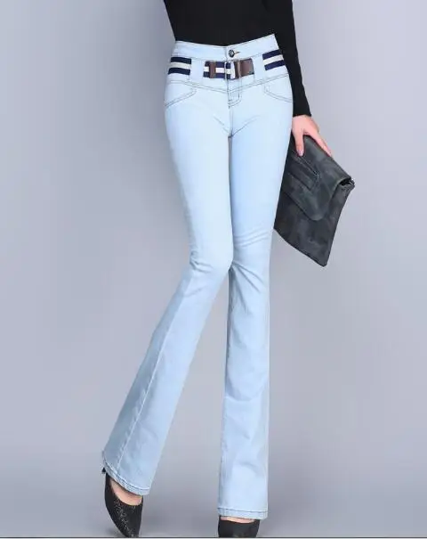white flare jeans plus size