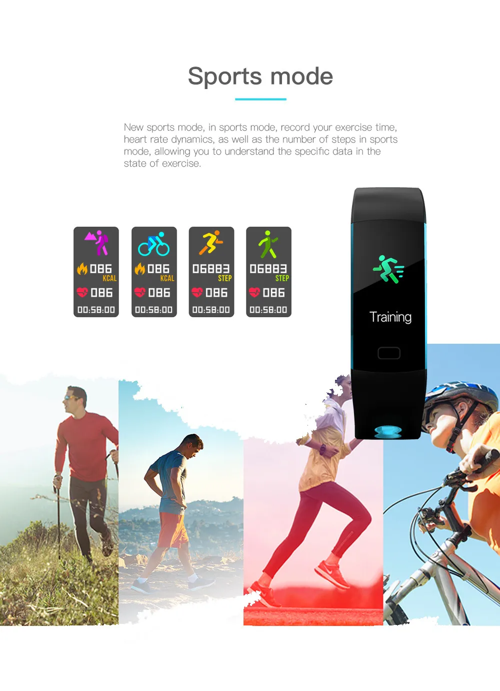 Смарт-браслет Greentiger Y5 Pro, цветной экран, пульсометр, фитнес-трекер, умный браслет, водонепроницаемый смарт-браслет