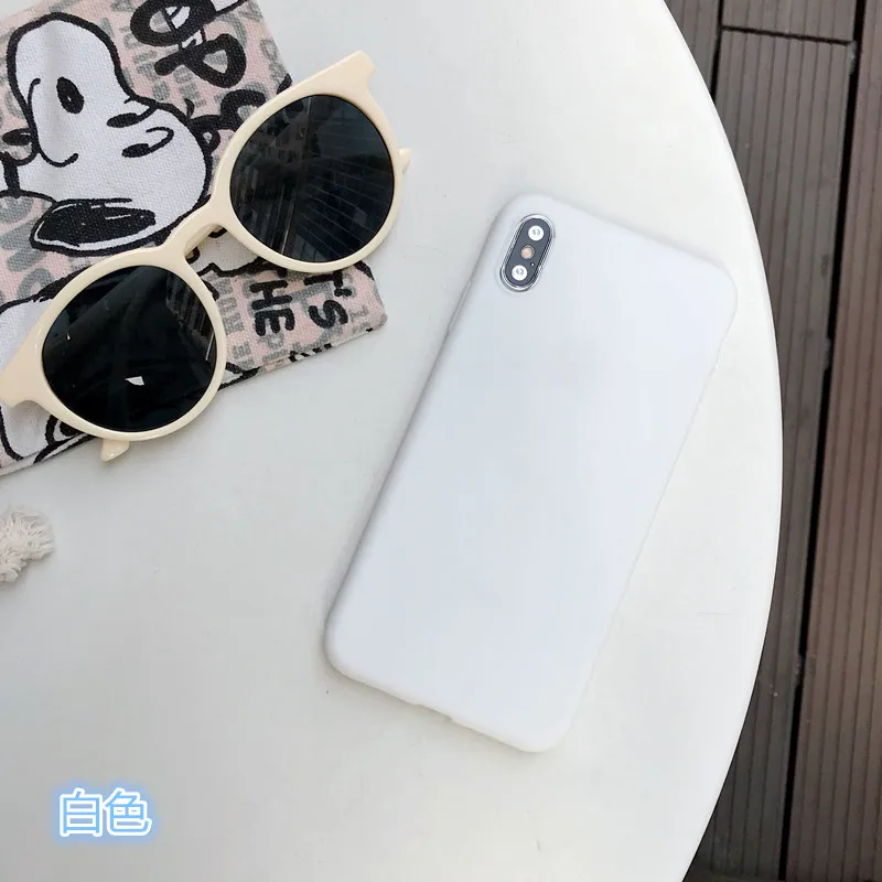 Xiao mi 8 9 6X 5X A1 все включено жидкий силиконовый чехол для мобильного телефона mi 8/9 se lite, красный mi note 5 6 7 pro/plus чехол - Цвет: White