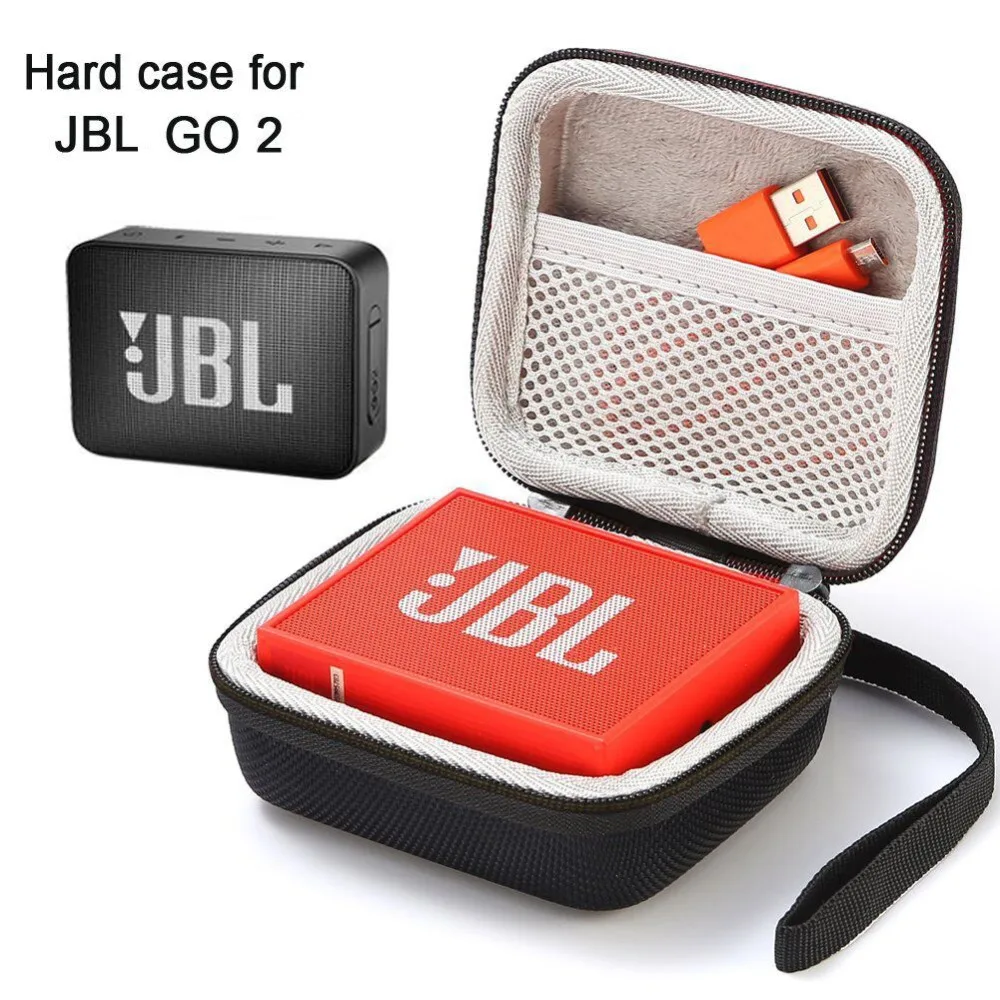 Чехол для JBL Go 2, Жесткий Чехол, дорожная сумка для JBL GO 2, портативная беспроводная Bluetooth колонка