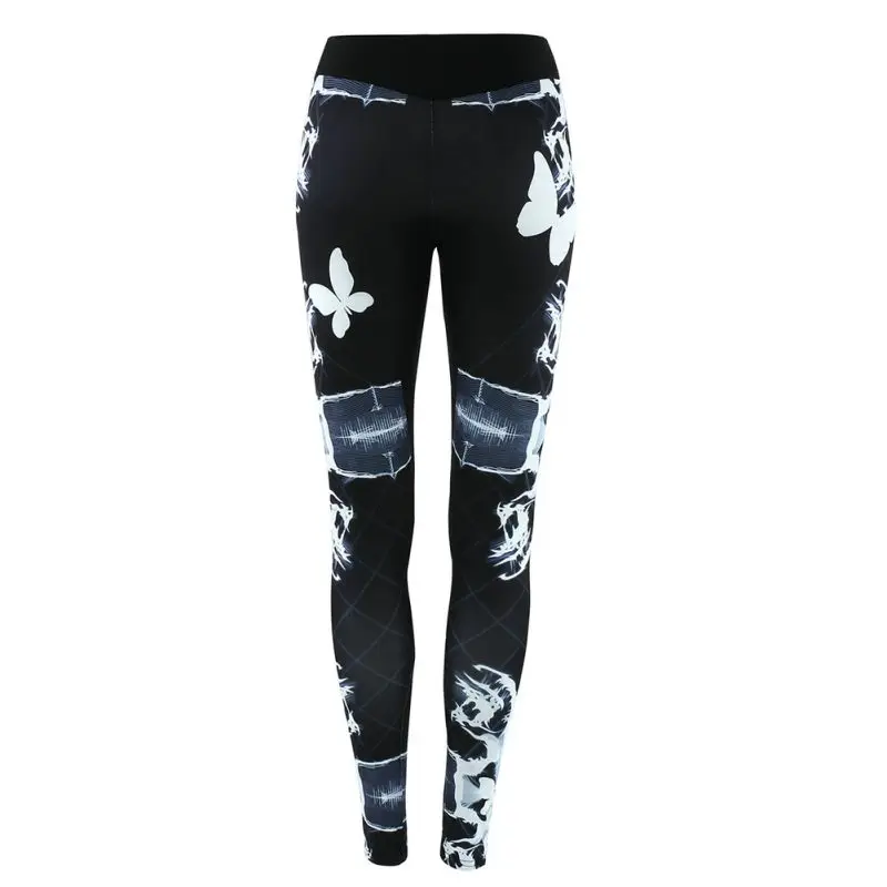 Women Good Breathe Sport Pants Tight Sportswear Printing Pattern Running Sports Dancing 3 Color font b