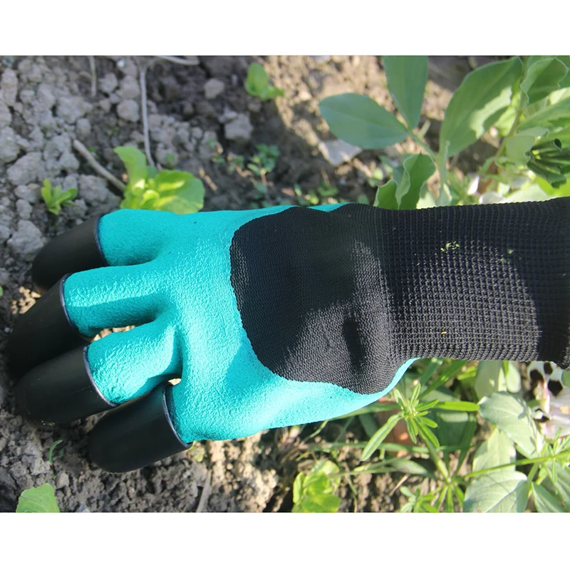 Antscope защитные рабочие перчатки рабочие садовые перчатки защитные пальцы с 4ABS пластиковыми когтями для садового копания посадки guantes