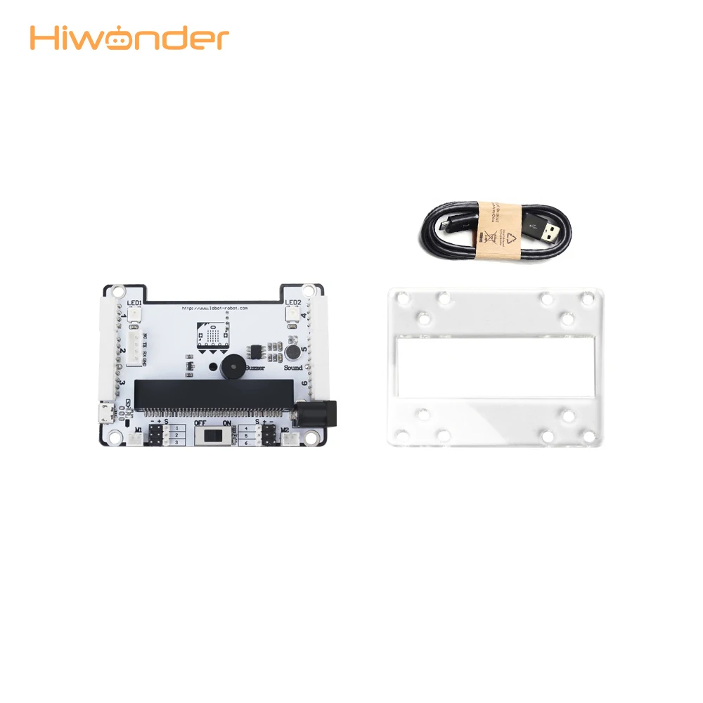 Hiwonder Micro: Плата расширения бит Robotbit Поддержка программирования Python DIY RC части