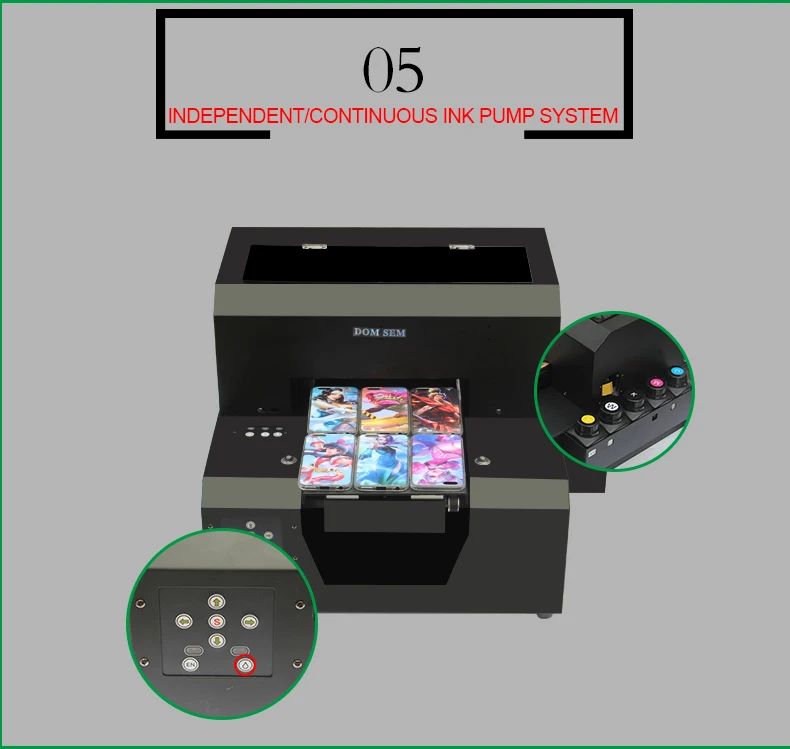 A4 цифровой планшетный impressora струйный принтер для печати фото УФ Сублимация Футболка сотовый Чехол для телефона печатная машина с Epson печатающая головка