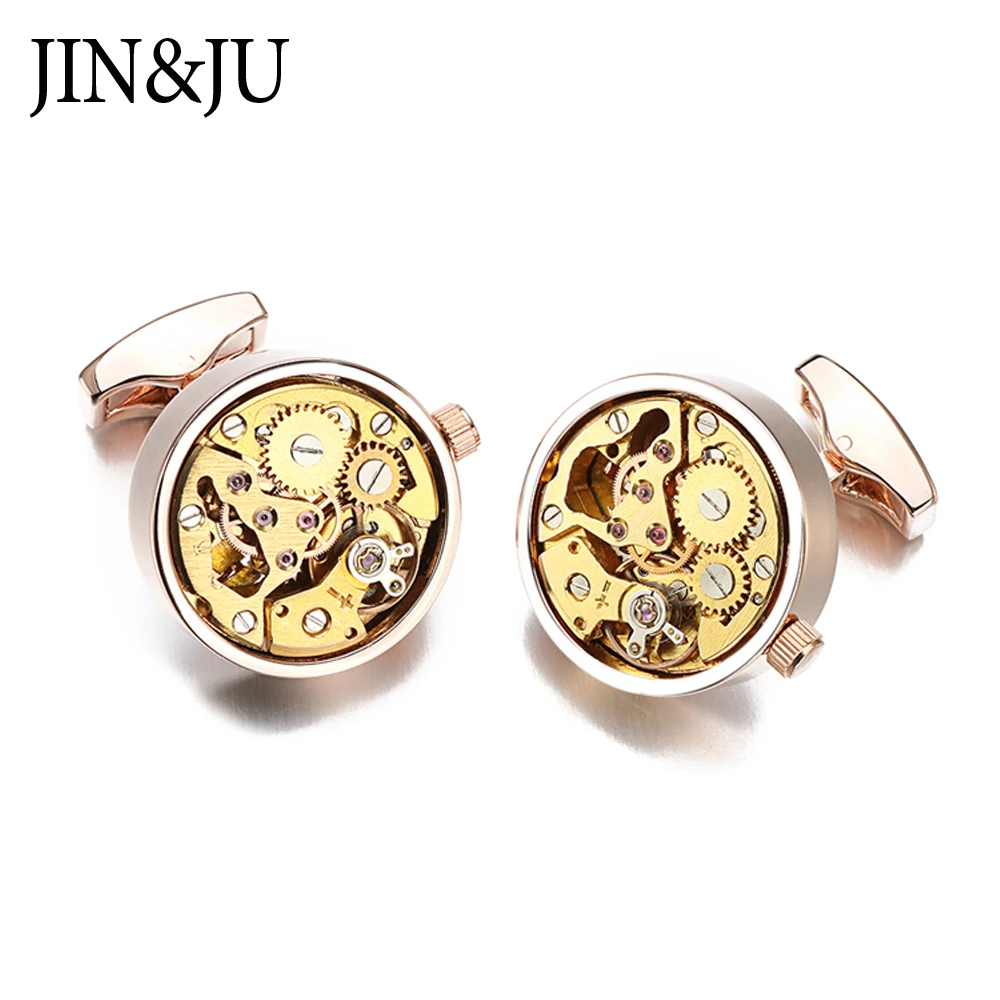 JIN & JU мужские ювелирные изделия хит функциональные часы запонки для мужчин