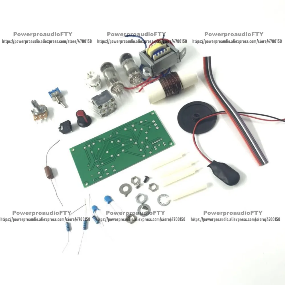 

High quality DC two lamp PCB Board short -Medium wave tube radio kit DC two light FM tube radio kit