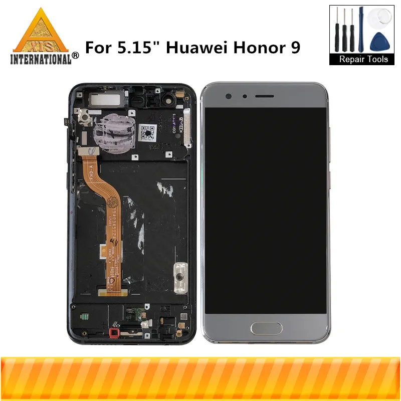 Сенсорный ЖК экран с рамкой для Huawei Honor 9 axisмеждународная версия 5 15 дюйма