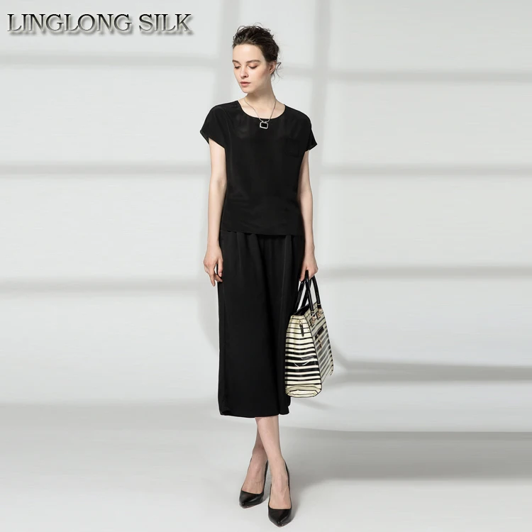 

100% Silk Satin Shiny Shirt Pure Natural Silk Fabric Desigual Women Fashion Tops New Spring Summer Promotion Sales