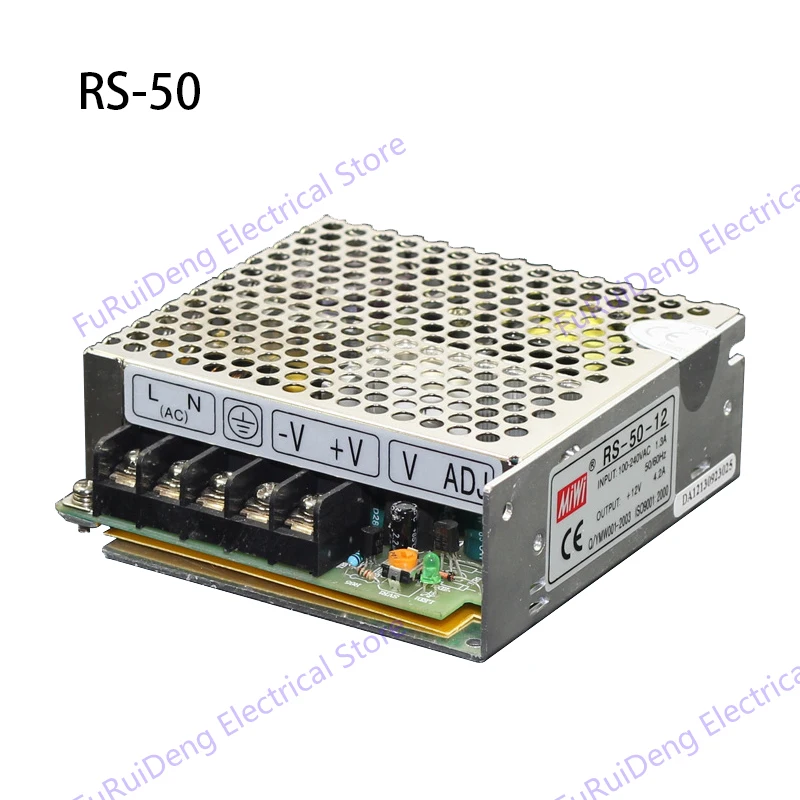 MIWI RS-25, RS-50, RS-75, RS-100, RS-150 выход 3,3 В, 5 В, 12 В, 15 В, 24 В, 48 В подходит для суровых условий AC-DC импульсный источник питания