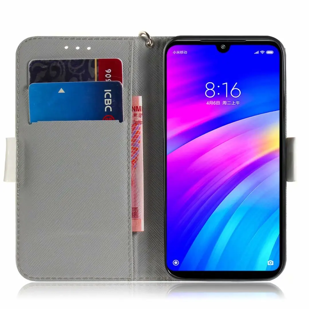 Кожаный чехол-бумажник с объемным цветком для Xiaomi mi A2 6X9 T A3 Lite F1 Red mi 7A 7 6 5 Plus 6A Go S2 Note 7 6 Pro Чехол с откидной крышкой с рисунком