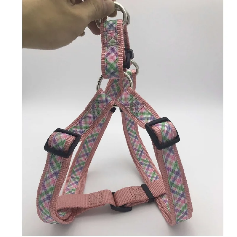 Buy Pet Small Dog Harnesses Nylon Pattern Cloth Harness XS S L Durable Strong Harness For Large Medium Small Dogs Chihuahua HY060
