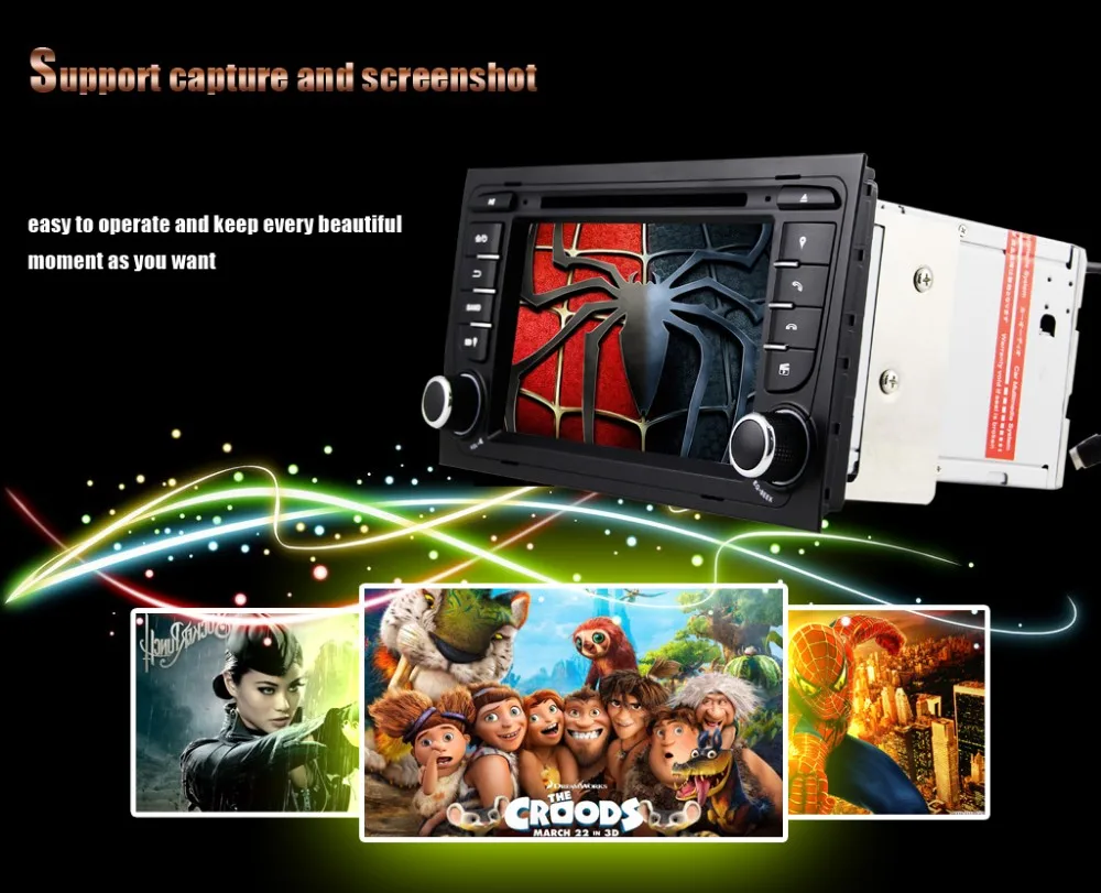 Cheap Eunavi 2 Din Car GPS Navigation DVD Player Stereo Video For AUDI A4 S4 RS4 With 3G USB GPS Bluetooth IPOD FM RDS Subwoofer 13