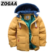 Children Thick Winter Jackets for Girls Boys Clothing 4T-12T Cute Warm Coats Overalls Hooded Baby Kids Outerwear Children Thick Winter Jackets for Girls Boys Clothing 4T-12T Cute Warm Coats Overalls Hooded Baby Kids Outerwear