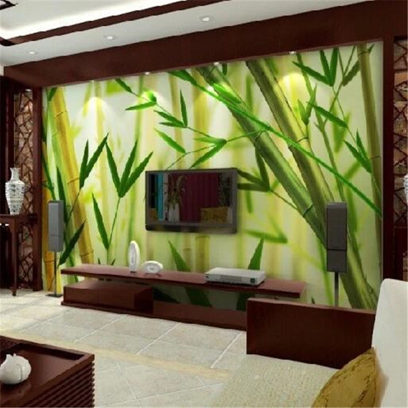 Beibehang обои ТВ фон 3D бесшовные большой бамбук росписи, Papel де Parede сала, 3d обои, обои, обои для стен