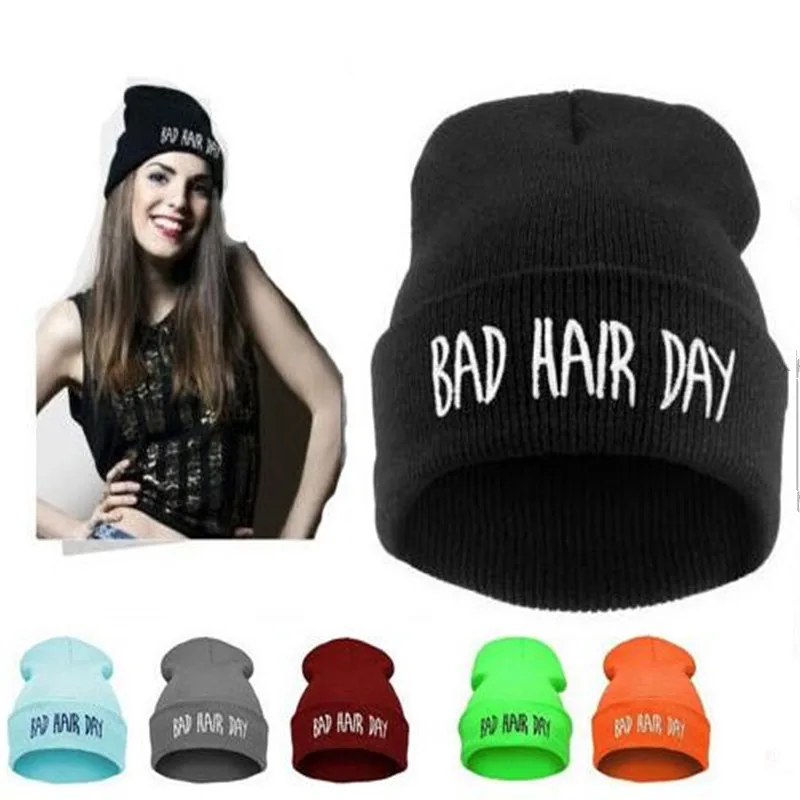 

Unisex Women Men Hip-hop Baggy Beanie Hat Cool Dance Fashion Winter Warm Blend Cap Women's Knitted Hats Free Shipping