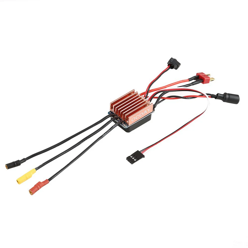 

Sensorless Waterproof Brushless ESC S-35A 3.5mm Electric Modulation for 1/18 1/16 1/14 RC Car Truck RC Model Vehicle Part