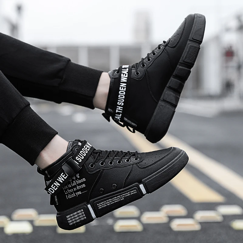 Men Summer Autumn Sneakers High Top Botas Moccasin Gommino Male Footwear Flat Driving Red Shoes Classical Chaussure Homme