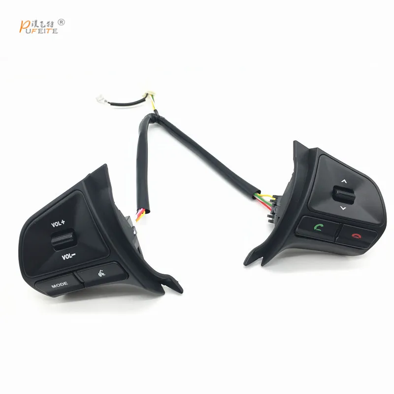Multi-function Control Bluetooth Music Audio Buttons apply for KIA K2  RIO Car Steering Wheel Switch accessories