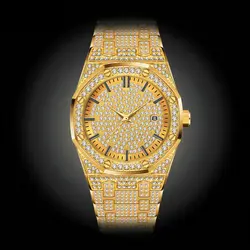 Роскошные мужские часы fashionalbe классический Miyota кварц наручные часы Золото Цвет 30 м водостойкий мальчик друг отец; s подарок