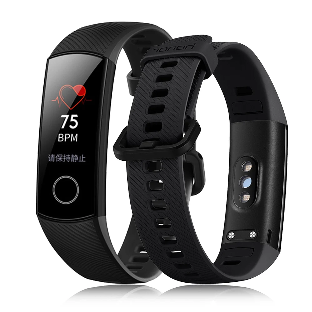 Смарт-браслет huawei Honor Band 4, цветной фитнес-браслет Amoled, Смарт-часы, браслет с сенсорной панелью, пульсометр, Кнопка сна