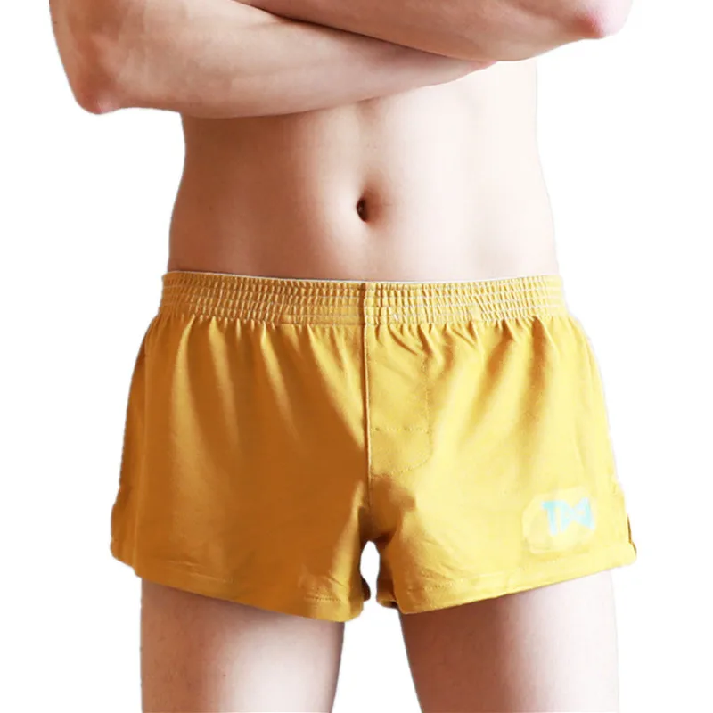 Yellow running shorts Clearance