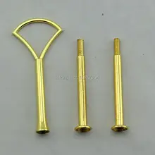 100 комплектов) Подставки для пирога mini syle fan shape День Рождения вечерние украшения 3 яруса