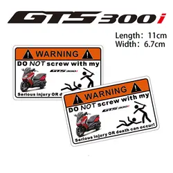Kodaskin мотоцикл дешевые 2D Творческий Предупреждение Стикеры наклейка Для SYM GTS300i