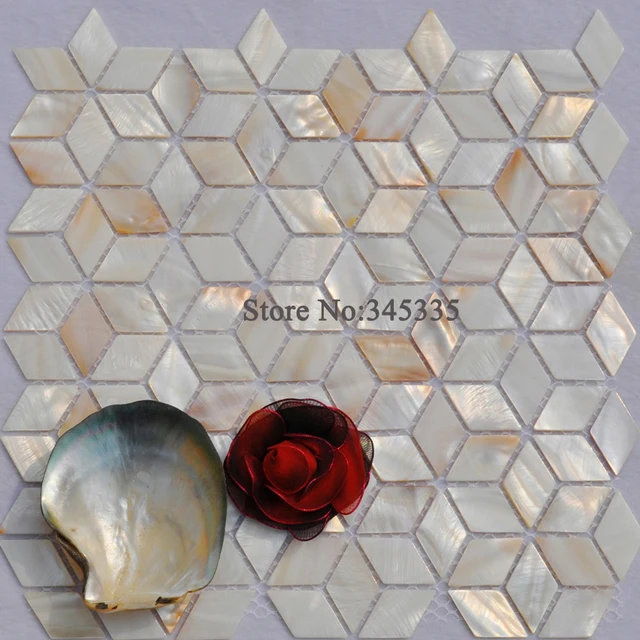 11pcs Rhombus Shell Mosaic Tile Natural Mother Of Pearl Kitchen 11pcs Rhombus Shell Mosaic Tile Natural Mother Of Pearl Kitchen Shower Bathroom Decorative Wall Backsplash