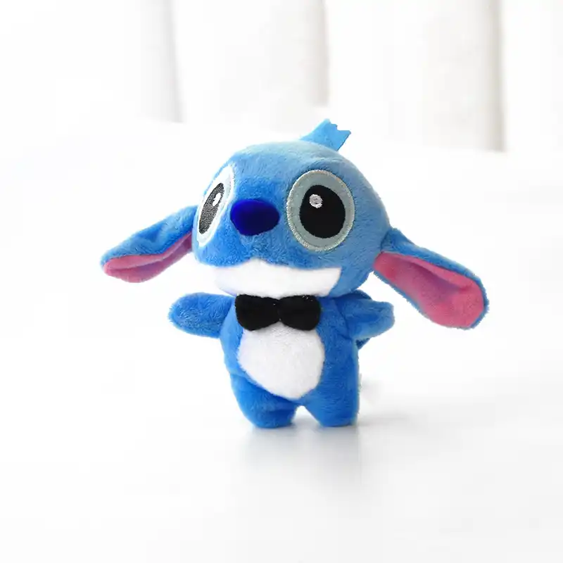 1 Uds. De alta calidad Kawaii Stitch juguetes de peluche Anime 10cm Stich juguetes de peluche llavero para niños regalo de cumpleaños|Peluches y muñecos de peluche| - AliExpress