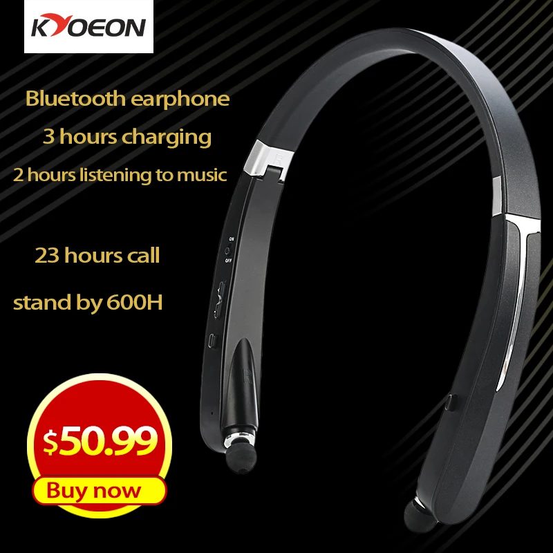 

Wireless headset Bluetooth Folding and long standby Running & sports headphones